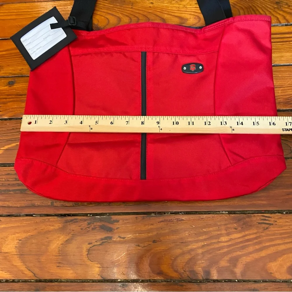Victorinox Red Swiss Army Carry All Tote Red & Black